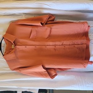Women's A. New Day XL Button Down Shirt in Coral